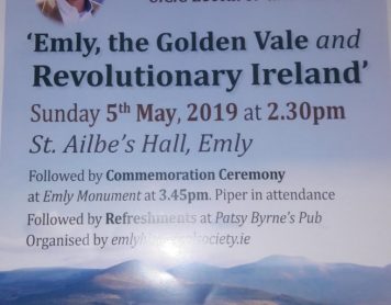 War of Independence commemoration in Emly May 5, 2019